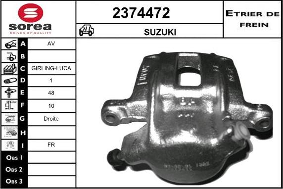 EAI 2374472 - Əyləc kaliperi furqanavto.az