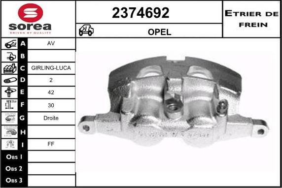 EAI 2374692 - Əyləc kaliperi furqanavto.az