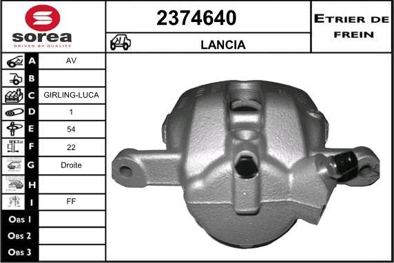 EAI 2374640 - Əyləc kaliperi furqanavto.az