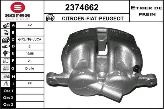 EAI 2374662 - Əyləc kaliperi furqanavto.az