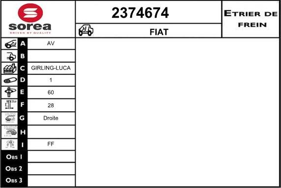 EAI 2374674 - Əyləc kaliperi furqanavto.az