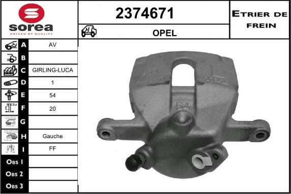 EAI 2374671 - Əyləc kaliperi furqanavto.az