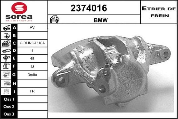 EAI 2374016 - Əyləc kaliperi furqanavto.az