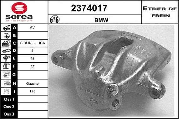 EAI 2374017 - Əyləc kaliperi furqanavto.az