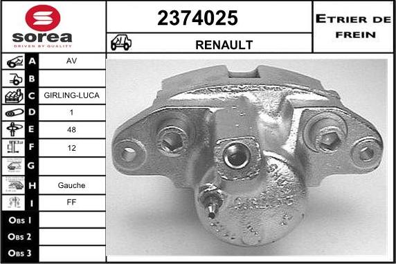 EAI 2374025 - Əyləc kaliperi furqanavto.az