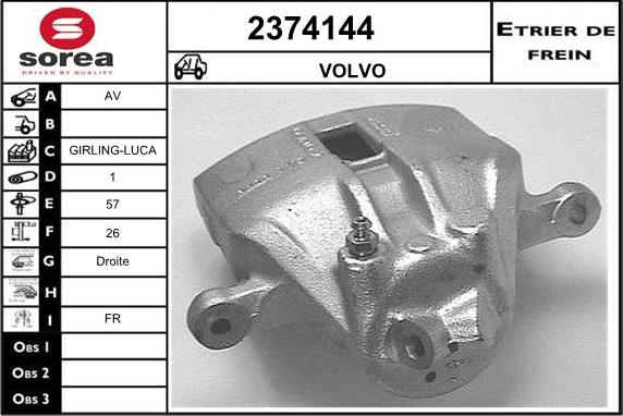 EAI 2374144 - Əyləc kaliperi furqanavto.az