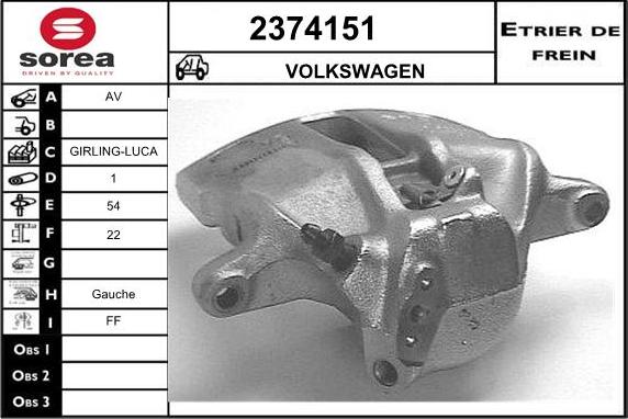 EAI 2374151 - Əyləc kaliperi furqanavto.az