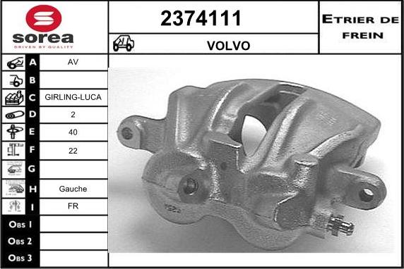 EAI 2374111 - Əyləc kaliperi furqanavto.az