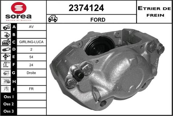 EAI 2374124 - Əyləc kaliperi furqanavto.az