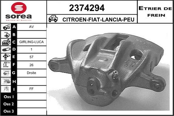 EAI 2374294 - Əyləc kaliperi furqanavto.az