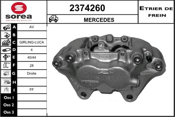 EAI 2374260 - Əyləc kaliperi furqanavto.az