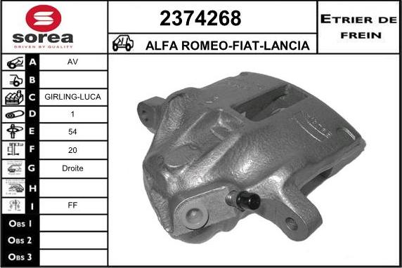 EAI 2374268 - Əyləc kaliperi furqanavto.az