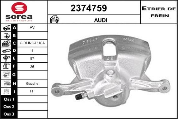 EAI 2374759 - Əyləc kaliperi furqanavto.az