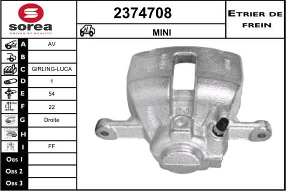 EAI 2374708 - Əyləc kaliperi furqanavto.az