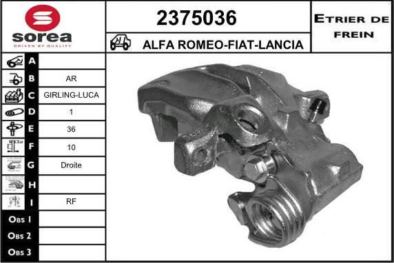 EAI 2375036 - Əyləc kaliperi furqanavto.az