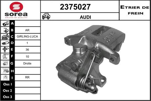 EAI 2375027 - Əyləc kaliperi furqanavto.az