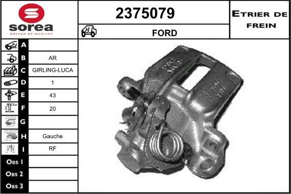 EAI 2375079 - Əyləc kaliperi furqanavto.az