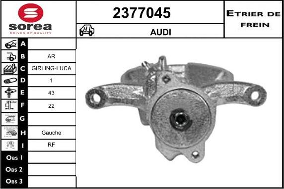 EAI 2377045 - Əyləc kaliperi furqanavto.az