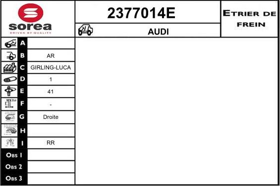 EAI 2377014E - Əyləc kaliperi furqanavto.az