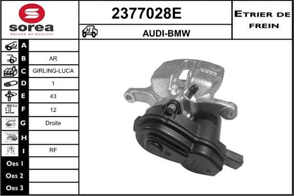 EAI 2377028E - Əyləc kaliperi furqanavto.az