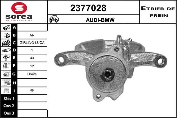 EAI 2377028 - Əyləc kaliperi furqanavto.az