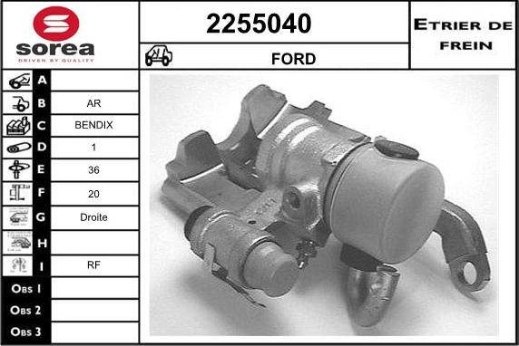 EAI 2255040 - Əyləc kaliperi furqanavto.az