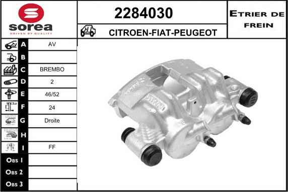 EAI 2284030 - Əyləc kaliperi furqanavto.az