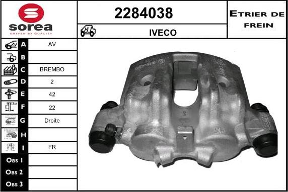 EAI 2284038 - Əyləc kaliperi furqanavto.az