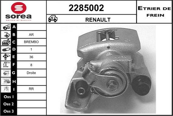 EAI 2285002 - Əyləc kaliperi furqanavto.az