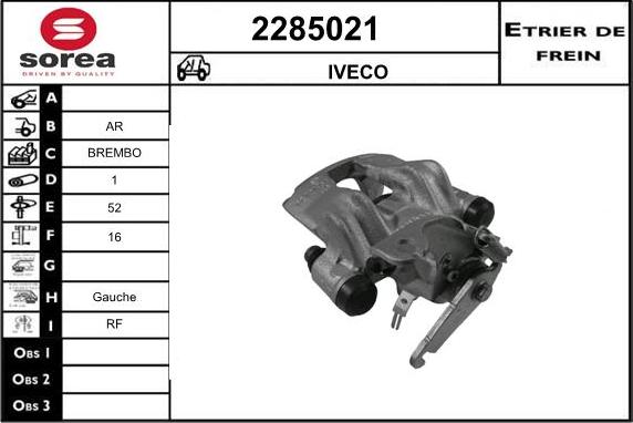 EAI 2285021 - Əyləc kaliperi furqanavto.az