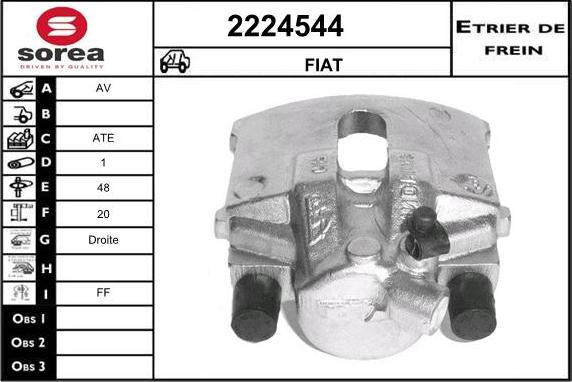 EAI 2224544 - Əyləc kaliperi furqanavto.az