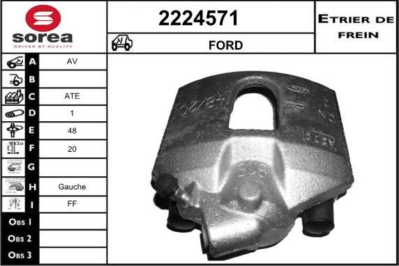 EAI 2224571 - Əyləc kaliperi furqanavto.az