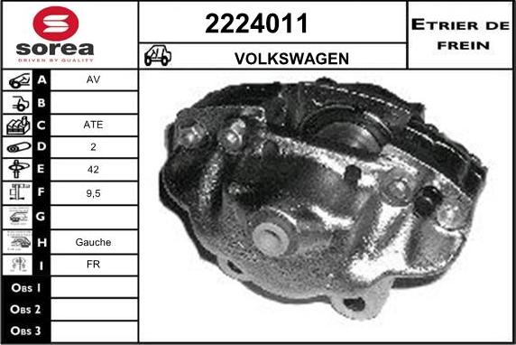 EAI 2224011 - Əyləc kaliperi furqanavto.az