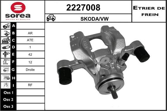 EAI 2227008 - Əyləc kaliperi furqanavto.az