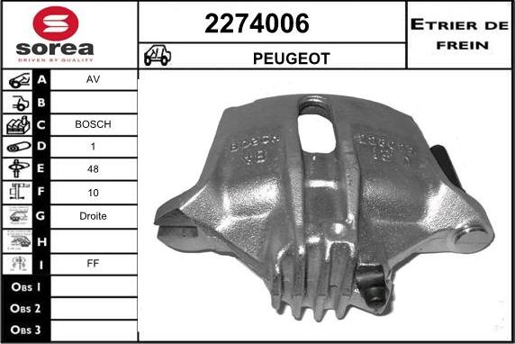 EAI 2274006 - Əyləc kaliperi furqanavto.az