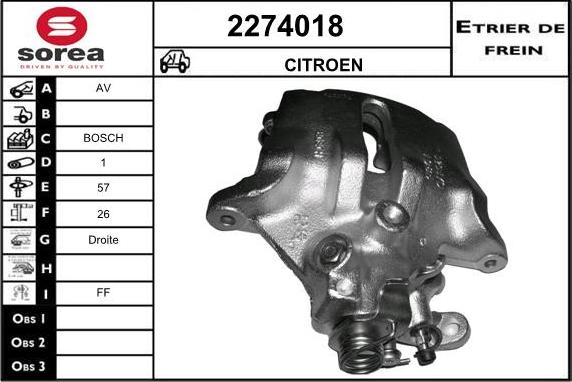 EAI 2274018 - Əyləc kaliperi furqanavto.az