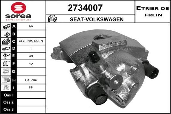 EAI 2734007 - Əyləc kaliperi furqanavto.az