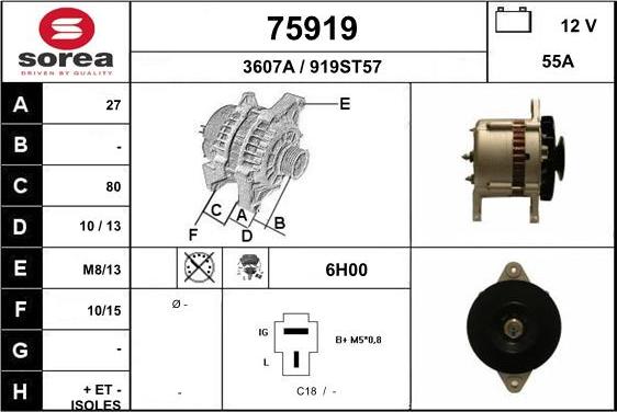 EAI 75919 - Alternator furqanavto.az