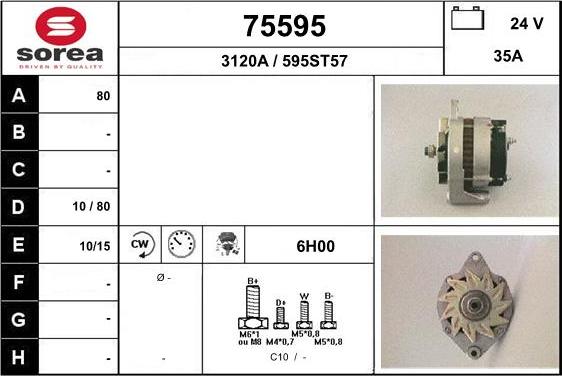 EAI 75595 - Alternator furqanavto.az