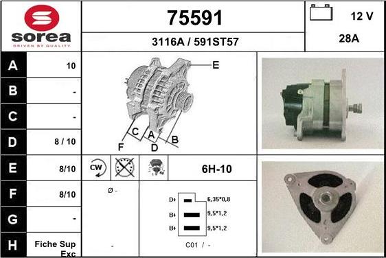 EAI 75591 - Alternator furqanavto.az