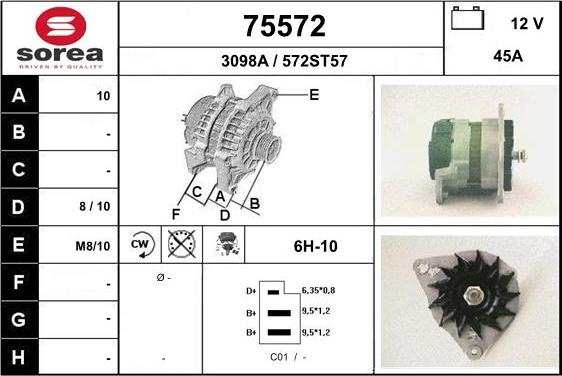 EAI 75572 - Alternator furqanavto.az