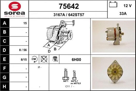 EAI 75642 - Alternator furqanavto.az