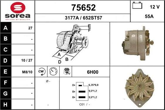 EAI 75652 - Alternator furqanavto.az