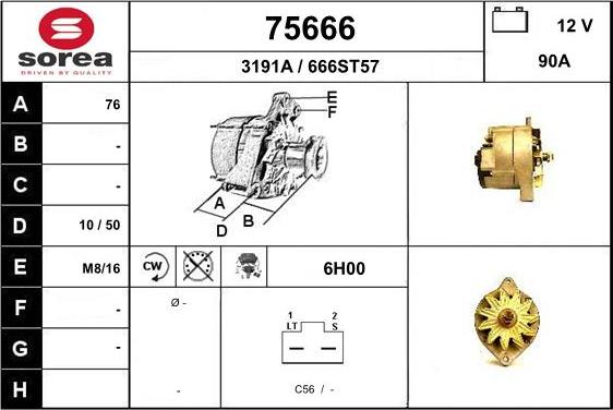 EAI 75666 - Alternator furqanavto.az