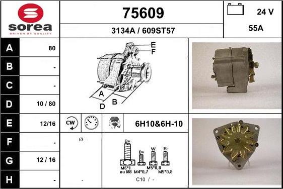 EAI 75609 - Alternator furqanavto.az