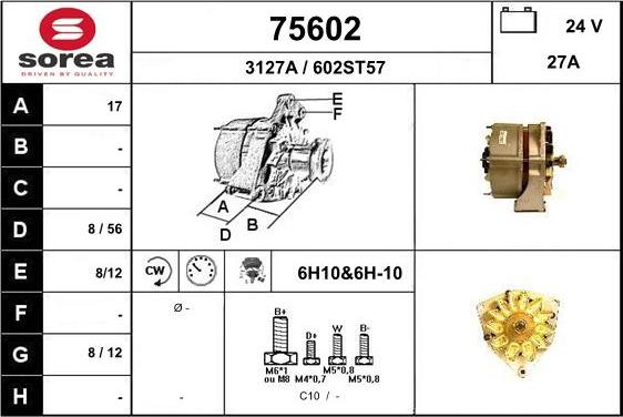 EAI 75602 - Alternator furqanavto.az