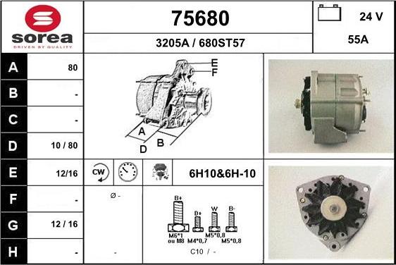 EAI 75680 - Alternator furqanavto.az