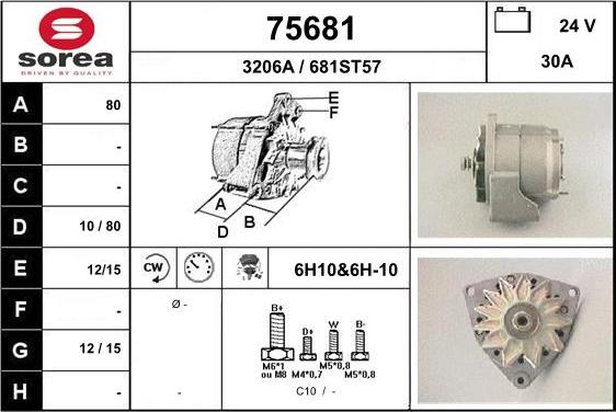 EAI 75681 - Alternator furqanavto.az