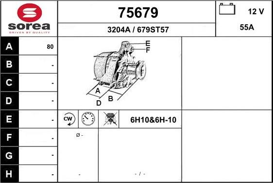 EAI 75679 - Alternator furqanavto.az