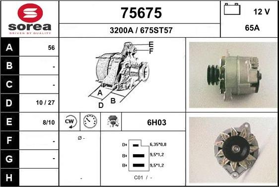 EAI 75675 - Alternator furqanavto.az